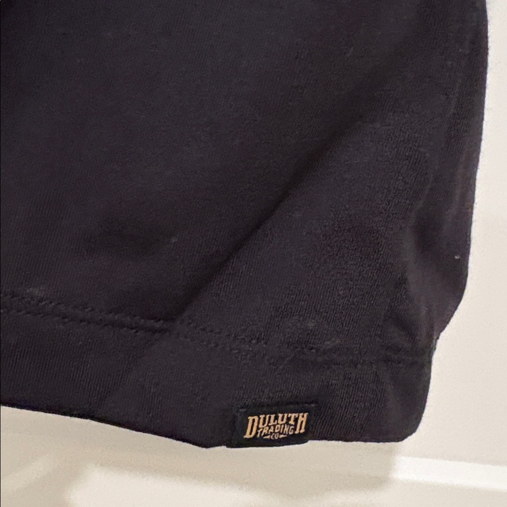 NWT [Duluth Trading Co] Dry on the Fly Relaxed Fit Black Polo Mens Large - Picture 11 of 13